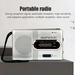 Knaak Draagbare Noodradio - Op Batterijen - Rampenradio - FM/AM Radio voor Calamiteiten - Noodradio — thumbnail 4
