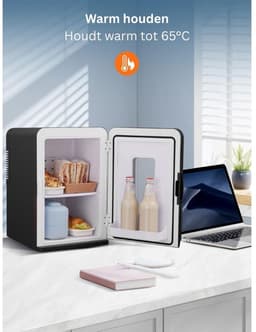 Mini Koelkast - Minibar - Skincare Fridge - Zwart — thumbnail 3