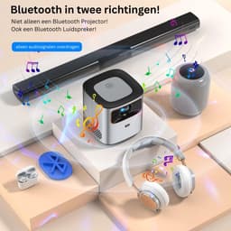 DailySupplies® Mini Beamer - Projector met Wifi - Bluetooth — thumbnail 2