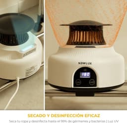 RFWR® Draagbare elektrische wasdroger met UV-licht - 15 kg capaciteit - 3-in-1 droogoplossing — thumbnail 7