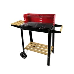 Cheqo® Houtskoolbarbecue op Wielen - BBQ Verrijdbaar - Houtskool Barbecue - Staal - Mobiele BBQ voor Buiten - Ideaal voor Tuin en Camping — thumbnail 4