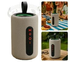 Cheqo® Bluetooth Speaker - Draadloos & LED Verlichting - Bluetooth Box - USB-C - Draagbare Bluetooth Speaker - Krachtige Party Speaker