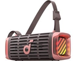 soundcore Boom 3i van Anker – Robuuste outdoorluidspreker, Bluetooth-luidspreker, waterdicht IP68, 50 W BassUp™ 2.0-geluid, Bluetooth 5.3, 16 uur speeltijd, lichtshow + TWS-stereo, kajakken, vissen, kamperen