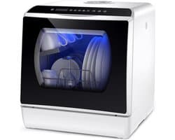 ZRSS® Mini vaatwasser - Kleine afwasmachine - 5 programma's