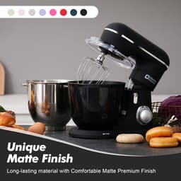 RFWR® Keukenmixer 1,5 liter met 10 snelheden en 2 mengkommen – Ergonomisch ontwerp voor dagelijks gebruik — thumbnail 3