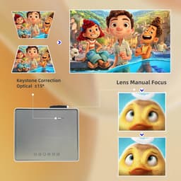 Mini Beamer - Projector - Thuisbioscoop - Beamer - Mini Projector - Cinema Beamer — thumbnail 4