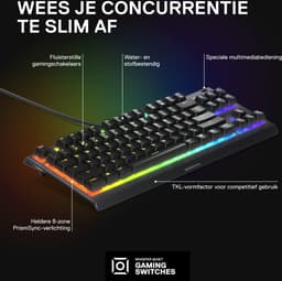 SteelSeries Apex 3 TKL - Gaming Toetsenbord - US Layout — thumbnail 2