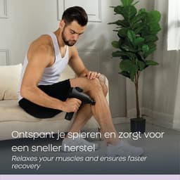 Orange Care Muscle Massage Gun, ontspan en herstel sneller – massage pistool, 6 opzetstukken, 3 snelheidsstanden tot 3200 RPM, massageapparaat, — thumbnail 5