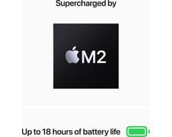 Apple MacBook Air (2022) MLY13N/A - CTO - 13.6 inch - Apple M2 - 256 GB - Sterrenlicht