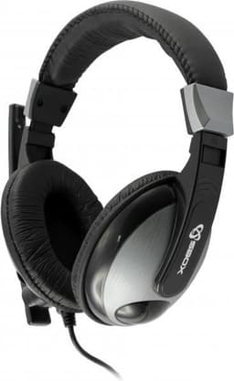 SBOX - HS-302 - hoofdtelefoon/headset - Bedraad Hoofdband Gamen - Zwart/ Grijs — thumbnail 2