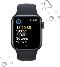 Apple Watch SE 2022 - Smartwatch heren en dames - 40 mm - Middernacht Aluminium — thumbnail 5