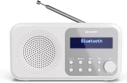 Sharp DR-P420 WIT draagbare radio met klok — thumbnail 3