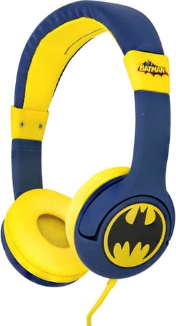 Batman - kinder koptelefoon - volumebegrenzing - verstelbaar - comfortabel (zwart/geel) — thumbnail 5