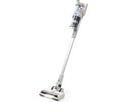 Klarstein Accustofzuiger Zonder Zak, Draadloze Stofzuiger met 4-traps E12 EPA-filter, Accustofzuiger voor Dierenharen, Tapijt & Harde Vloeren, Draadloze Steelstofzuiger Zonder Zak met 180° Zuigmond