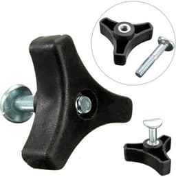 Grasmaaier Handvat Vervangingsset - 2x Moeren/Bouten - 8mm Draad - Lichtgewicht/Stevig - Duurzaam/Antiroest - Moeren En Bouten — thumbnail 3