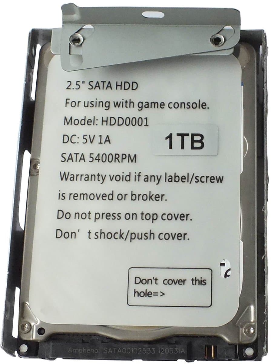 Solidchoice - 1TB HDD Hard Drive voor PlayStation 3 Super Slim — afbeelding 1
