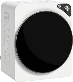 ECTEATOY®Wasdroger 5 kg - Draagbare Wasdroger met RVS Trommel - 1000W - 5 Programma's & Timer - Wit — thumbnail 1