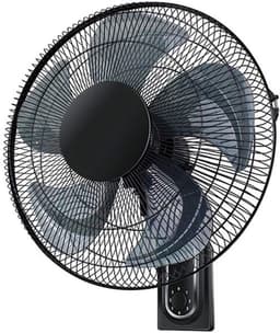 Wandventilator - Ventilator - Koelte Creëren - Stille Werking - 46 cm - Zwart — thumbnail 1