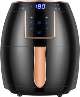 Digitale Friteuse Oven - Hetelucht Frituur - Gezond Koken - Multifunctioneel Apparaat - 5.5 Liter - Zwart — thumbnail 1