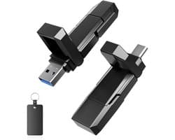 QORA® SSD Externe Harde QORAijven - SSD Externe Harde QORAijf - Zwart - ‎13cm x 9cm x 2cm