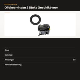 Dailygoods- Oliekeerringen 2 Stuks - Compatibel met Kawasaki FH601V/FH641V/FH680V - Krukas - Afdichtingsonderdeel - Blokkeert olielekkage - Motorafdichting — thumbnail 2
