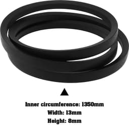 Dailygoods - V-Type Rubber Aandrijfriem voor Grasmaaier - 1350 mm Binnenomtrek — thumbnail 4