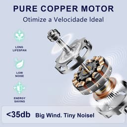 KOMHTOM - Plafondventilator - 36 inch - Modern - Zwart - Dimbaar in 3 Lichttinten - Massief Houten Bladen - Bedieningshendel - Omkeerbare DC-Motor - Geheugenfunctie - Elegante Afwerking - Voor Woonkamer — thumbnail 4