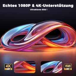 SnelShoppen - 4K Projector Met 800+ Apps voor Netflix, Browser & Live TV | AI Auto Setup & CEC Besturing | Full HD 1080P 1300 ANSI Lisowod Slimme Proj — thumbnail 4