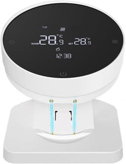 Slimme Thermostaat - WIFI Thermostaat Programmeerbare Thermostaat - Verwarming Regelen - RF433 Draadloze Technologie - 10.5 x 8.6 cm - Wit — thumbnail 4