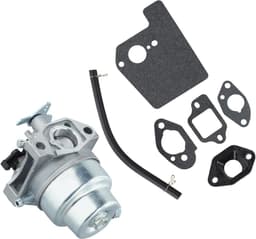 Carburateur Set - Reserveonderdeel Grasmaaier - Motoronderhoud Gazon - Inclusief Afdichtingen Slang - 10 x 10 x 6 cm - Zilver — thumbnail 5