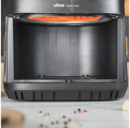 UFESA Stork Neo Airfryer – XXL 6,5 Liter – Met Kijkvenster – 1600W – Zwart — thumbnail 5