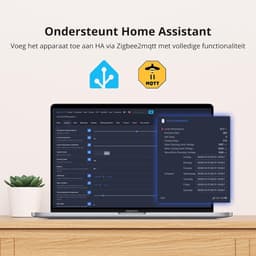 Slimme Radiatorthermostaat – ZigBee 3.0 – App Bediening – Temperatuurdisplay – Energiebesparend – Wit — thumbnail 2
