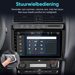 Cestovet LINUX Autoradio - Geschikt voor Vw Polo 6R 6C 2009-2017 - met Draadloos Carplay en Android Auto - 2009 2010 2011 2012 2013 2014 2015 2016 2017 - Bluetooth & Wifi USB & FM RDS & 2 DIN — thumbnail 3