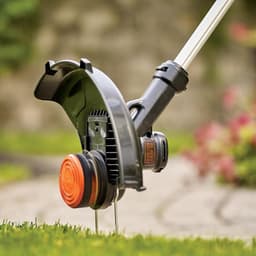 SnelShoppen - Grass Trimmer Cover 2 Stuks Vervangende Spoelcover voor Grasmaaier, Hoogwaardige ABS, Geschikt voor Tuin, Patio, Oranje — thumbnail 4