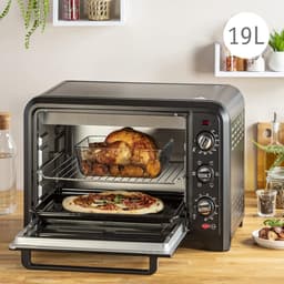 Compacte Oven - Mini Oven - Dagelijks Koken - 6 Kookmodi - 19 Liter - Zwart — thumbnail 4