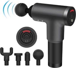 Massage gun - 6 snelheden - draadloos en oplaadbaar - diepweefselmassage voor spierontspanning - SnelShoppen — thumbnail 1