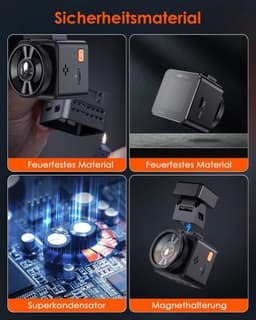 Dashcam 1080P – Mini Autocamera – WiFi & GPS – HDR Nachtzicht – 24U Parkeerbewaking – 160° Groothoek — thumbnail 4