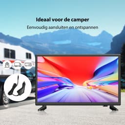 ANTTEQ AE22F5C-T21 - 22 Inch Full HD TV - 12V / 230V Camping TV - non-smart - DVB-T2/S2/C - HDMI, Scart & USB — thumbnail 3