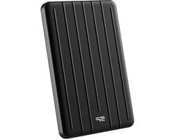 Externe SSD - Draagbare Opslag - Snelle Data Transfer - Schokbestendig Aluminium - 1 TB - Zwart