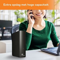 Externe Harde Schijf - Opslagstation Desktop - Bestanden Opslaan - Snelle Data Transfer - 18 TB - Zwart — thumbnail 3