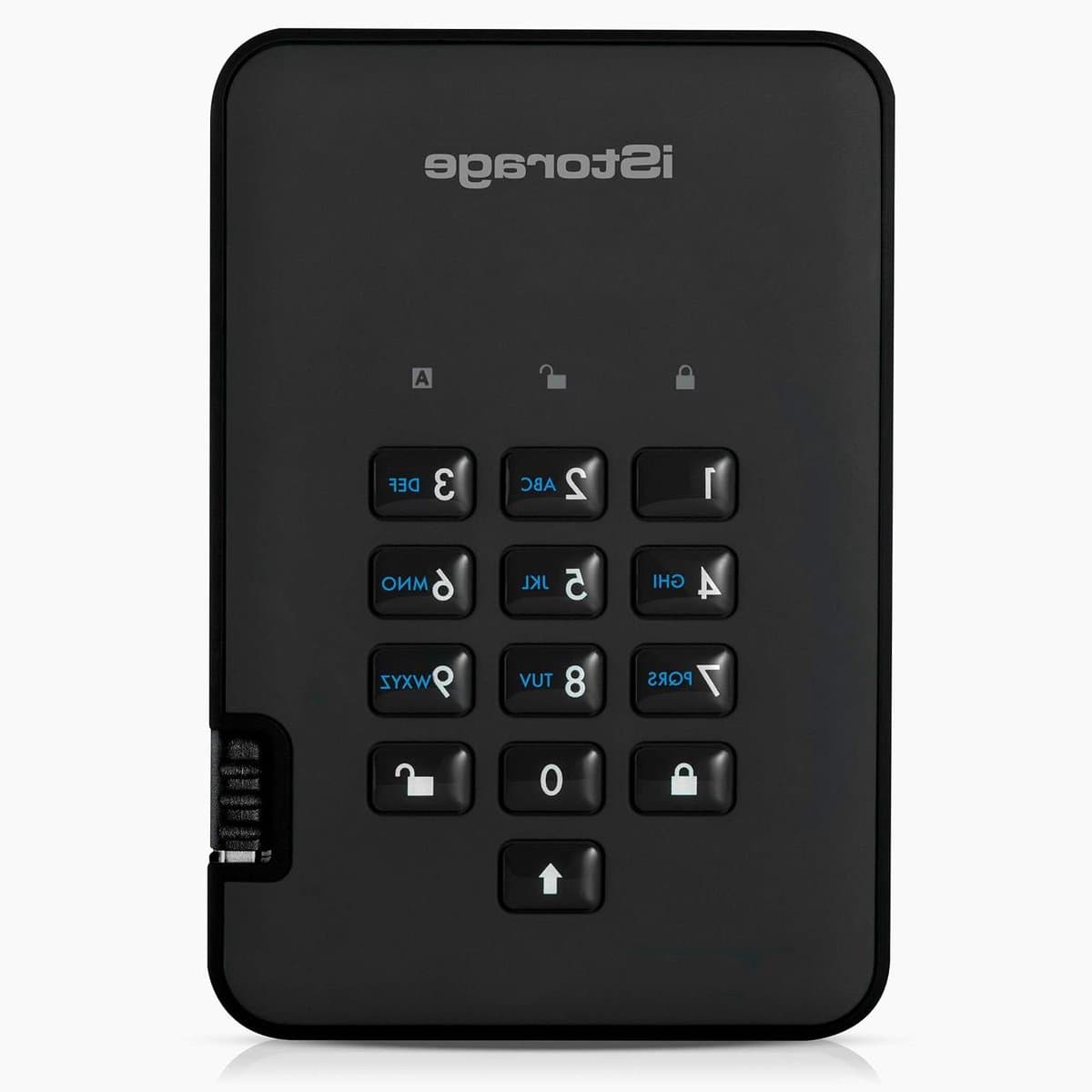 Externe Harde Schijf - Opslagmedium Beveiligd - Data Beschermen - Hardware Encryptie - 2 TB - Zwart — afbeelding 1