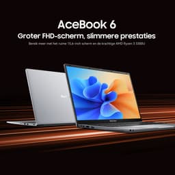 Blackview AceBook 6 - Laptop - 15,6 inch Full HD - 16GB DDR4 RAM - 256GB SSD - AMD Ryzen 3 3300U - Windows 11 Notebook - Radeon Vega 6 Graphics - Grijs — thumbnail 3
