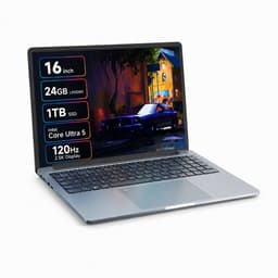 Ninkear 16 inch laptop Intel Core Ultra 5 125H - 24GB LPDDR5 - 1TB SSD - 2560x1600 120Hz mat scherm - Intel Arc graphics - WiFi 6 - Windows 11 — thumbnail 1