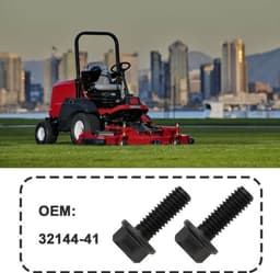 Grasmaaier Schroef Precisie-montageschroeven - 4 stuks - Vervangingspakket - Compatibel met Toro - Duurzame constructie - Betrouwbare prestaties - Spindelschroef — thumbnail 4