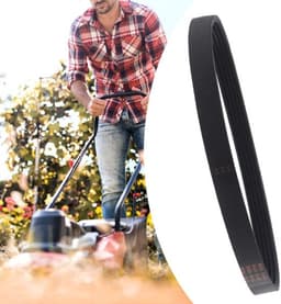Aandrijfriem 12 mm breed - Rubber - Slijtvaste/duurzame riem - Compatibel met Flymo Turbo Lite 350/400 - Gesloten lus - Omtrek 416 mm - Grasmaaier Riem — thumbnail 1