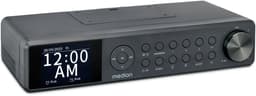 MEDION P66750 Keuken onderbouwradio (DAB+ keukenradio, PLL FM radio, dimbaar TFT kleurendisplay, kookwekker, Bluetooth, LED strip, incl. bevestigingsmateriaal) grijs — thumbnail 1