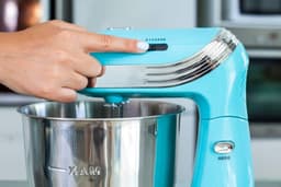 QORA® Mixer met mengkom - Mixer - Mixer met mengkom keukenmachine - Blauw - ‎23cm x 30cm x 33cm — thumbnail 5