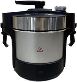 Elektrische Yam Pounder - Keukenmachine - Afrikaanse Gerechten Maken - Geautomatiseerd Systeem - 6L Capaciteit - Zilver — thumbnail 1