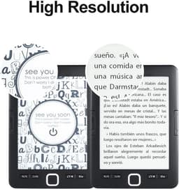 6-inch inkjet e-reader, draagbaar e-leesapparaat, 8 GB geheugen, digitaal display, geschikt voor thuis en op reis. — thumbnail 4