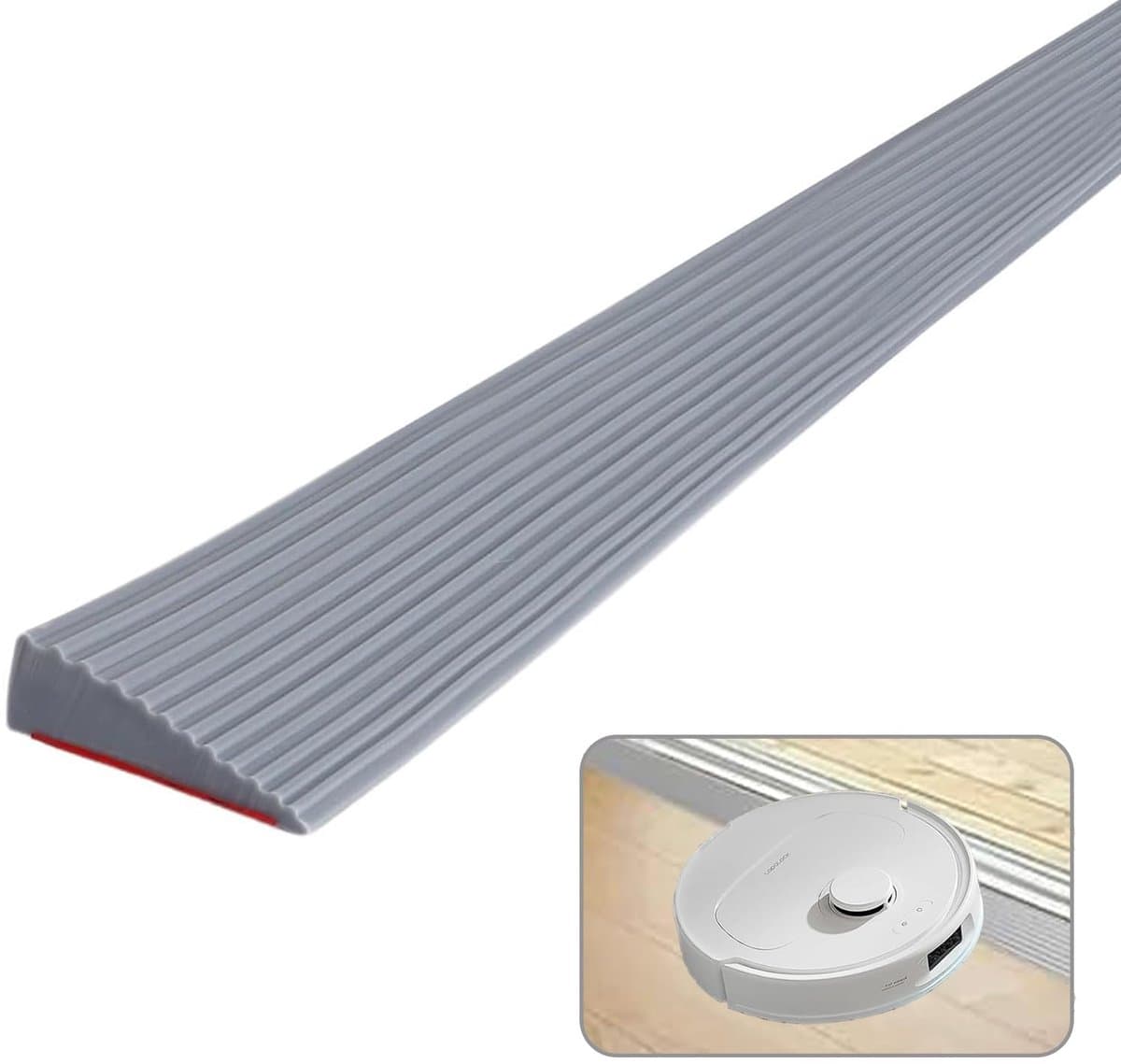 Oprijplaat, 5,5 x 1,6 cm stoeprand oprit grijs — afbeelding 1